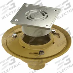BESTCARE Floor Drain: Square, Stainless Steel, Satin, 9 in Overall Dia, 6 1/4 in Overall Ht, Slotted (MPN WHFD-6SQ-2NH). Key specifications — Brand: BESTCARE; Grate Color: Silver; Includes: Vandal Resistant Screws; Connection Type: No Hub; Finish: Satin.