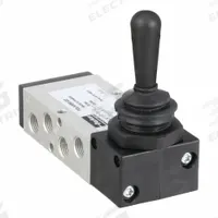 PARKER Manual Air Control Valve: Viking, Four-Way / Three-Position, Lever, 1/8 in Female NPT, Closed (MPN P2LAX69122). Key specifications — attr1084737: Aluminum; attr1084764: Manual Air Control Valve; attr1084767: Viking; attr1084731: P2LAX69122; attr1084739: PARKER; attr1084765: Detent; attr1084768: Viking; attr1084741: Closed.