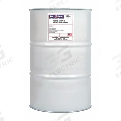 PETROCHEM Compressor Oil: 55 gal, Drum, 15 SAE Grade, 46 ISO Viscosity Grade - Air Compressor Oils