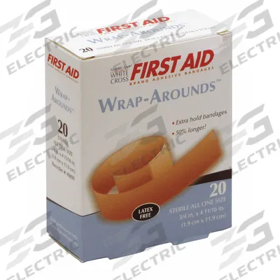 APPROVED VENDOR Adhesive Bandage: Strip Bandages, 3/4 in Wd, 4 in Lg, Not Metal Detectable