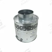Combustion Air Intake System: 325 cfm Max, 4 in / 10 in Inlet/Outlet, 4,50,000 BtuH, 24V DC (MPN CAS34UP). Key specifications — Includes: Intake Hood; Brand: FIELD CONTROLS; Nameplate Voltage: 24V DC.