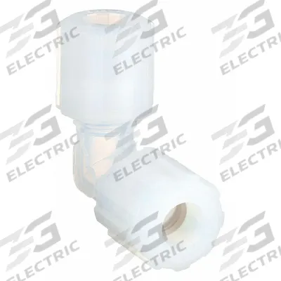 PARGRIP Compression Fitting Elbow: 3/4 in OD x 3/4 in OD Size, Compression x Compression - PFA Compression Tube Fittings