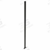 HUSKY RACK & WIRE Line Post: 10 ft H, Black, Powder-Coated (MPN V5510). Key specifications — attr1283297: Powder-Coated; attr1283316: Steel; attr1283313: Yes; attr1283333: HUSKY RACK & WIRE.