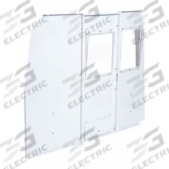 WEATHER GUARD Van Bulkhead: Swing Open Door Panel, White, Steel, 71 1/4 in Overall Ht, Clear Panel (MPN 96141-3-01). Key specifications — Color: White; Compatible Roof Type: High Roof; Brand: WEATHER GUARD; Compatible Make/Model: RAM ProMaster; Compatible Vehicle Type: Full-Size Vans.