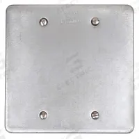 APPLETON ELECTRIC Weatherproof Cover: Steel, FD/FS, Boxes, 2 Gangs, 4 5/8 in Overall Ht, Gray (MPN FSK-2B). Key specifications — Brand: APPLETON ELECTRIC; Color: Gray; Compatible with Product Type: Boxes; Compatible with Series: FD; Mounting Orientation: Horizontal or Vertical.