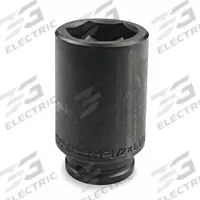 PROTO Automotive Socket: 3/4 in Drive Size, 1 1/2 in Socket Size, 6-Point, Deep, Black Oxide (MPN J07524-LS). Key specifications — Brand: PROTO; Finish: Black Oxide; Socket Depth: Deep; Tether Ready: Not Tether Capable; Socket Shape: 6-Point.