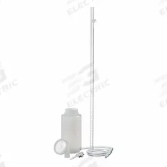 NALGENE Automatic Fill Buret: 50 mL, ±0.10 mL, E287, Acrylic, 14 mm Body Dia, 71.9 cm Overall Ht (MPN 3640-0050). Key specifications — Brand: NALGENE; ASTM Specification: E287; Autoclavable: No; Body Material: Acrylic; Clarity: Clear; Graduated: Yes; Includes Reservoir: Yes; Tolerance: ±0.10 mL.