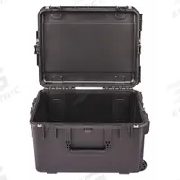 SKB Protective Case: 17 in x 22 in x 12 3/4 in Inside, No Foam, Black, 2 Wheels, 18 lb Wt, IP67 (MPN 3I-2217-12BE). Key specifications — Handle Style: Folding; Brand: SKB; Case Closure Type: Latches.
