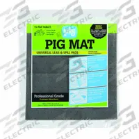 PIG Sorbent Pad: 8 1/2 oz Volume Absorbed Per Pad, 19 in x 15 1/2 in Pad Size (L x W), Box, 15 PK (MPN 25101). Key specifications — Brand: PIG; Perforated: Perforated.