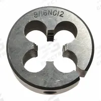 WESTWARD Alloy Steel Die, 9/16-12 UNC: CCT1060-128, Die