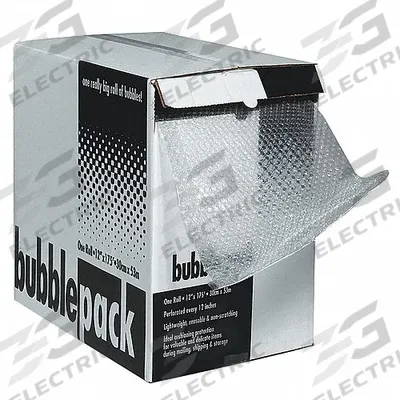 PARTNERS BRAND Bubble Dispenser, Pack,3/16" x 12" x 175 ft.: 3/16 in Bubble Size - Parcel-Ready Bubble Rolls