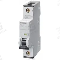 SIEMENS IEC Supplementary Protector: 25 A Amps, 5kA at 230/400V AC, Screw Clamp, 5SY6, 230/400V AC (MPN 5SY61257). Key specifications — Brand: SIEMENS; Terminal Connection: Screw Clamp; DC Voltage Rating: Not Rated; Max. AIR Rating: 5kA at 230/400V AC; Series: 5SY6; AC Voltage Rating: 230/400V AC; Curve Type: C.