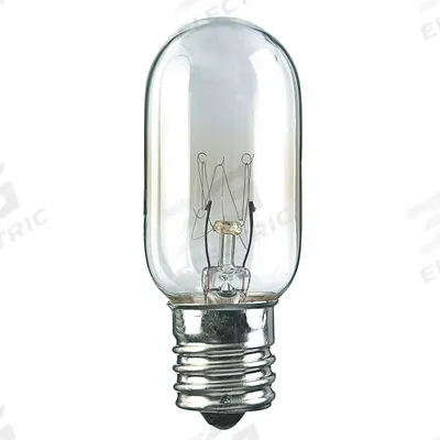 APPROVED VENDOR Incandescent Bulb: Intermediate Screw (E17), Incandescent, (T) Tubular - Intermediate Screw Base (E17) Lamps