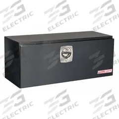 WEATHER GUARD Underbody Truck Box: Underbody Truck Box, Single Drop-Down Door Door, Gloss Black (MPN 548-5-02). Key specifications — Color: Gloss Black; Brand: WEATHER GUARD; Lock Type: Keyed.