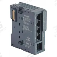 SCHNEIDER ELECTRIC Parallel Interface Module: (4) Analog In (MPN TM3XTYS4). Key specifications — Manufacturer Part Number: TM3XTYS4; Power Required: 24V DC; Product Type: Parallel Interface Module; Series: M221; Mounting Style: Panel; Number and Type of Inputs: (4) Analog.