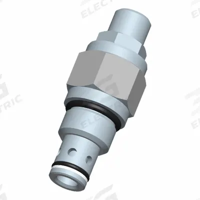 BUCHER HYDRAULICS Cartridge Valve: Screw-In, Screwdriver Adjustment, C10-20 Valve Cavity Size - Pressure Control Cartridge Valves