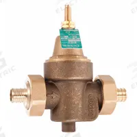 WATTS REGULATOR Water Pressure Reducing Valve: 1 in Pipe Size, Copper Silicon Alloy (MPN 1" LFN55BM1-DU-PEX). Key specifications — Brand: WATTS REGULATOR; Low-Lead Compliance: Low-Lead Compliant.