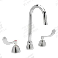 ZURN Gooseneck Kitchen/Bathroom Faucet: AquaSpec®, Brass, Widespread, Deck, 3 Mounting Holes, Chrome (MPN Z831B4-XL-3F). Key specifications — Series: AquaSpec®; Brand: ZURN.