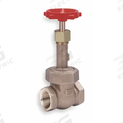 MILWAUKEE VALVE Gate Valve: 2 1/2 in, Bronze, Rising, FNPT x FNPT - Rising Stem Bronze General Purpose Gate Valves