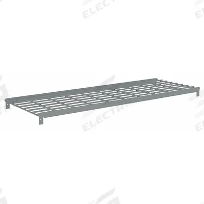 TENNSCO Shelf: 36 in x 12 in, 600 lb Load Capacity, Steel, 5 ga Decking, Gray - Wire Decking Shelf Kits for Boltless Shelving