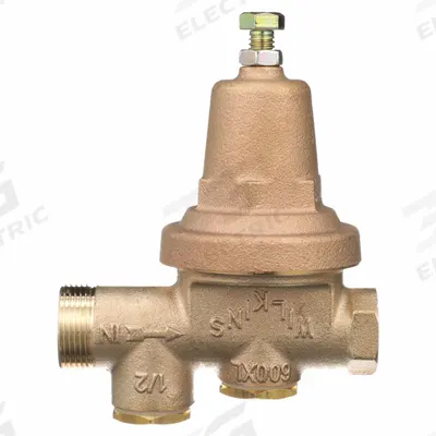 WILKINS Water Pressure Reducing Valve: FNPT x FNPT, 1/2 in Pipe Size, Cast Bronze - Standard Capacity Water Pressure Regulators