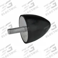 JW WINCO Vibration-Isolating Mount: Conical, Natural Rubber, Male x Non-Threaded Style (MPN 453-30-30-M8-S-55). Key specifications — Isolator Body Material: Natural Rubber.