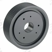 APPROVED VENDOR V-Belt Pulley: 5V1600, 6 Groove, 16 in OD, Bushed Bore, F, For 5V/5VX Belt Section (MPN 65V1600F). Key specifications — Pulley Industry Number: 5V1600; Pitch Diameter: 16 in (5V); For Belt Section (broad, with similar types): 5V or 5VX.