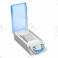 BENCHMARK SCIENTIFIC Digital Dry Bath: 6 1/4 in Overall Dp, 5 in Overall Ht, 14 in Overall Wd (MPN BSH5002). Key specifications — Brand: BENCHMARK SCIENTIFIC; Display Type: Digital; For Use With: Tubes; Accuracy: +0.1 °C; Voltage: 120V AC.
