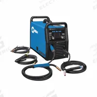 MILLER ELECTRIC Multiprocess Welder: Multimatic 220 AC/DC, AC/DC (MPN 907757002). Key specifications — Maximum Amperage (Stick): 200 A; Maximum Amperage (TIG): 210 A; Welder Kit Type (Merch - Value Column): MIG/Stick/TIG Package w/Wireless Foot Control; Input Voltage (Nominal) (Merch - Table Column, Filters): 230V.