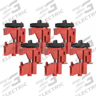 BRADY Multi-Pole Breaker Lockout: Clamp-On, For 120/277V AC Volt, Includes Cable Tie Slot - Clamp-On Circuit Breaker Lockouts