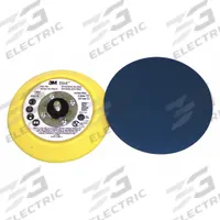3M PSA Disc Backup Pad: 5 in Dia x 3/4 in T, 5/16"-24 Threaded-Shank, Non-Vacuum, Medium Density (MPN 7100033003). Key specifications — Brand: 3M; Tool Connection: 5/16"-24 Threaded-Shank.