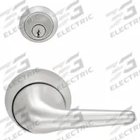 SCHLAGE Door Lockset: Storeroom Lever Locksets, Stainless Steel, ADA Compliant, Ligature-Resistant (MPN 09-138 SL1 630 P). Key specifications — Ligature Resistance: Ligature-Resistant; Brand: SCHLAGE; Visual Indicator Message: No Message; Lockset Style: SL1 Lever Trim; ADA Compliant: Yes; Finish: Satin Stainless Steel : Steel.