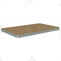 TENNSCO Shelf: 60 in x 36 in, 2,000 lb Load Capacity, Particleboard, Gray, Shelf (MPN ZLES-6036D). Key specifications — Decking Material: Particleboard; Includes: (4) Beams; Decking Finish: Unfinished; Shelf Configuration: Single Straight; Color: Gray; Frame Material: Steel; Brand: TENNSCO; Frame Finish: Zinc Plated.