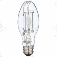 HID Bulb: Universal Burning, ED17, Medium Screw (E26), 150 W Watt, 3500K, Metal Halide (MPN MXR150/U/MED/O). Key specifications — Color Temperature: 3500K; Brand: GE LAMPS; Shatter-Resistant: No.