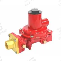 FISHER LPG Pressure Regulator: Lever-Acting Gas, 1,800,000 BtuH Gas Capacity, Aluminum, POL x NPT (MPN R222H-HGJ). Key specifications — Brand: FISHER LPG; Body Material: Aluminum.