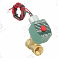 REDHAT Solenoid Valve: 2-Way, Normally Closed, 1/2 in Pipe Size, 24V AC, Watertight, High Flow (MPN 8210G015). Key specifications — Pipe Size: 1/2 in; Voltage: 24V AC; Brand: REDHAT; Coil Enclosure: Watertight.