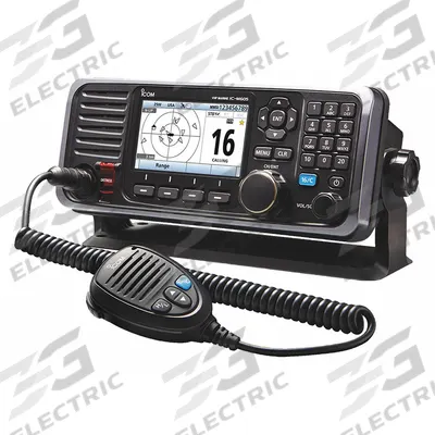 ICOM Marine Mobile Two-Way Radio: VHF, Analog and Digital, DSC, 25 W, 88 Channels - Vehicle-Mounted Marine Radios