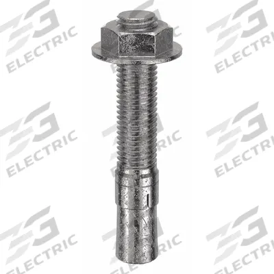 MKT FASTENING Wedge Anchor: 4 3/4 in Overall Lg, 3/4 in Dia, 3/4"-10 Thread Size, Plain - 316 Stainless Steel Wedge Anchors