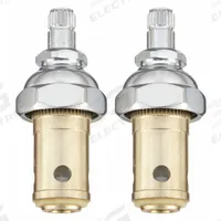 T&S BRASS Cartridge: For Parts Kit, Eterna Spring-Check Series, Use with Hot/Cold Water, Brass (MPN B-23K). Key specifications — Compatible Series: Parts Kit, Eterna Spring-Check; For Water Temperature: Hot/Cold; Compatible Brand: T&S Brass; Product Type: Cartridge; Includes: Springs; Material: Brass.
