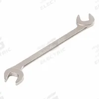 TEKTON Open End Wrench: Chromium Molybdenum Steel, Satin, 10 mm Head Size, 5 in Overall Lg, Offset (MPN WAE84210). Key specifications — attr309776: No; attr309781: Satin; attr309780: Chromium Molybdenum Steel; attr324939: TEKTON.