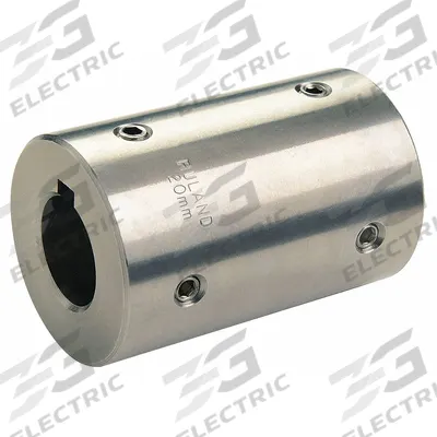 RULAND MANUFACTURING Rigid Shaft Coupling: 14 mm Bore Dia 1, 14 mm Bore Dia 2, Round Keyed - Set Screw Rigid Shaft Couplings