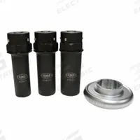 AME Automotive Socket Set: 1/2 in Drive Size, 3 Pieces, (3) 6-Point & 12-Point, Chrome Molybdenum (MPN 68000). Key specifications — attr1204429: AME; attr1204436: Spline; attr1204438: (3) 6-Point & 12-Point; attr1210036: 17 mm to 21 mm.