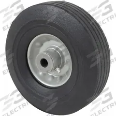 APPROVED VENDOR Solid Wheel: 8 in Wheel Dia., 3 3/8 in Wheel Wd, Rubber, 350 lb Load Capacity, Steel (MPN 1NWY8). Key specifications — Brand: APPROVED VENDOR; Tire Sidewall Number: 8x2.5.