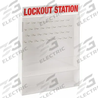 BRADY Lockout Station: Lockout Station, No Padlocks, Lockout Station - Unfilled Lockout Stations
