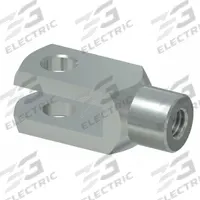 Clevis Clip with Bolt: M5 Thread Size, 5 mm Socket Hole Size (MPN 96098). Key specifications — Brand: BANSBACH EASYLIFT; Rod Thread Size: M5; Socket Hole Size: 5 mm; Material: Zinc-Plated Steel.