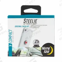 NITE IZE Steelie Car Mount Kit: STCK-11-R8, Car Mounts, Dash Kit, Universal, Black/Silver, Universal. Key specifications — Resistance Properties: Impact Resistant; Manufacturer Part Number: STCK-11-R8; Brand: NITE IZE; Compatible with Brand: Universal; Product Type: Dash Kit; For Use With: Mobile Devices; Color: Black; Material: Metal.