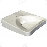 AMERICAN STANDARD Wheelchair Bathroom Sink: Wheelchair Users, White, Vitreous China, 3 Faucet Holes (MPN 9140013.020). Key specifications — Series: Wheelchair Users; Includes: Front Overflow, Concealed Arm Support; Color: White; Brand: AMERICAN STANDARD; Sink Type: Bathroom; Material: Vitreous China; Sink Material: Ceramic.