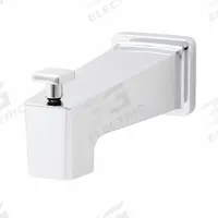 SPEAKMAN Diverter Tub Spout: 1/2 in Connection Size, Slip-Fit Connection, 5 3/4 in Spout Reach (MPN S-1569). Key specifications — Tub Spout Connection Type: Slip-Fit; Trim Finish: Polished Chrome; Tub Spout Material: Metal; Brand: SPEAKMAN.