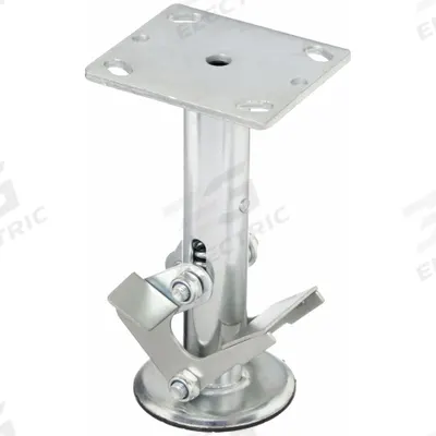 APPROVED VENDOR Floor Lock: For 8 in Wheel Dia, 8 3/8 in Floor Lock Retracted Ht - General Purpose Floor Locks