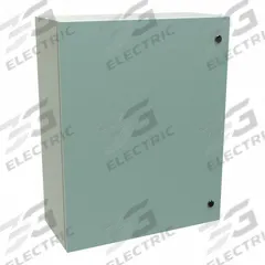 HAMMOND Electrical Enclosure: Steel, 30 in x 24 in x 10 in, NEMA 12/3R/4, Solid Cover, Hinged (MPN EN4SD302410GY). Key specifications — Closure Method: 1/4-Turn Latch; Brand: HAMMOND; Knockouts: Not Included.